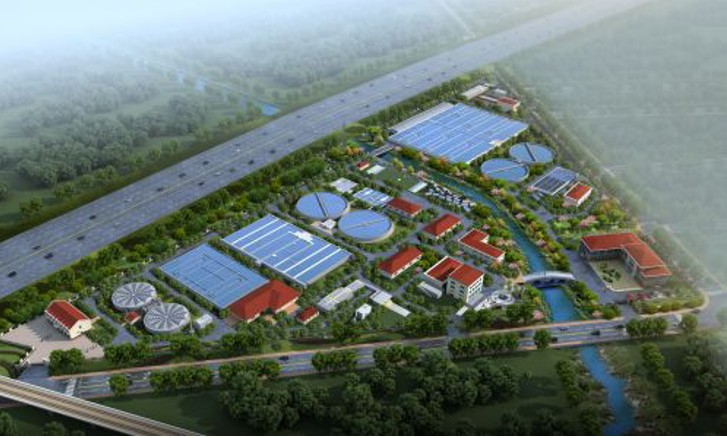 即墨區(qū)西部污水處理廠擴建項目通水
